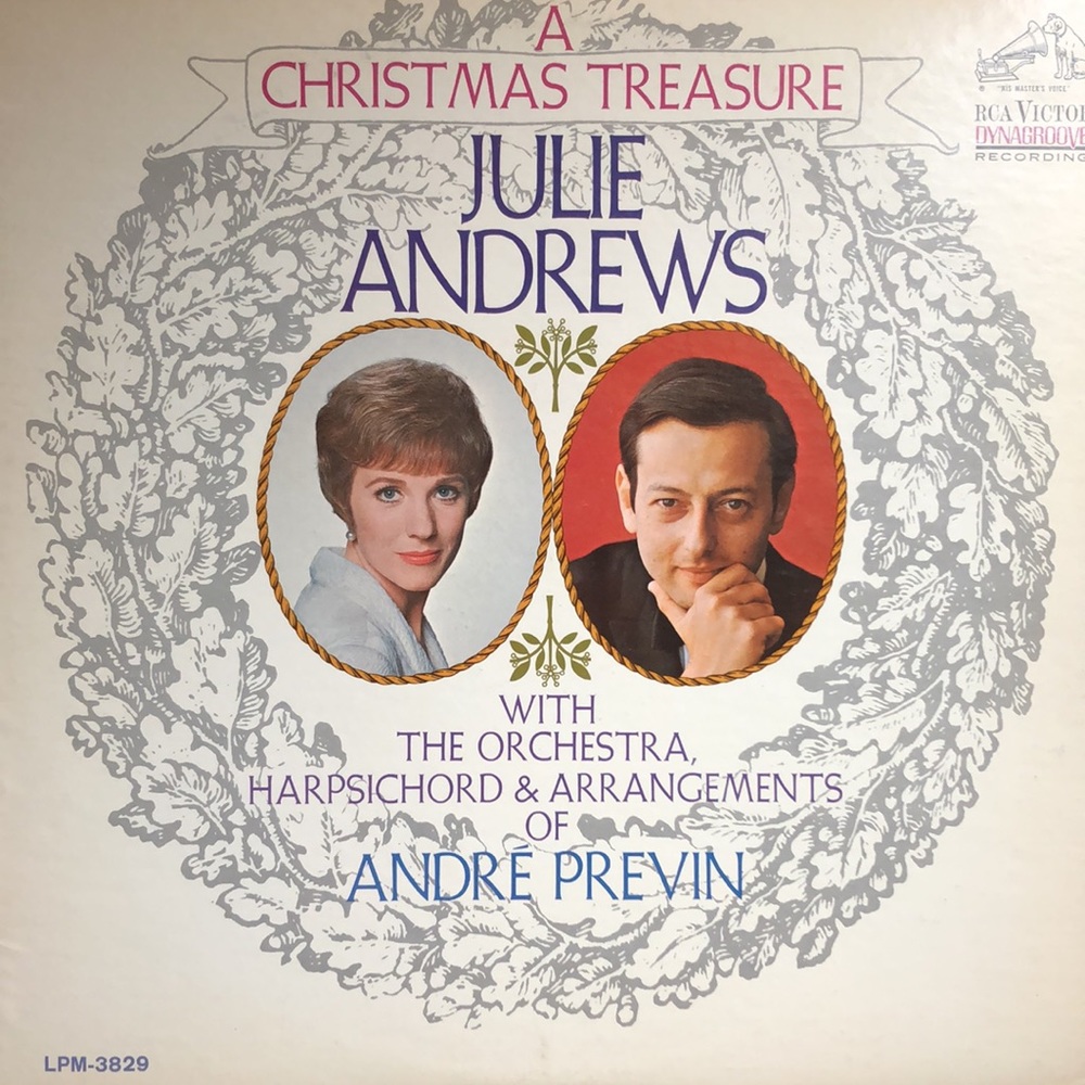 Julie Andrews, Andre Previn A Christmas Treasure Vinyl Lp '67